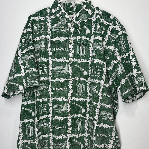 Reyn Spooner University Hawaii Warriors Classic Button Down Shirt - XL